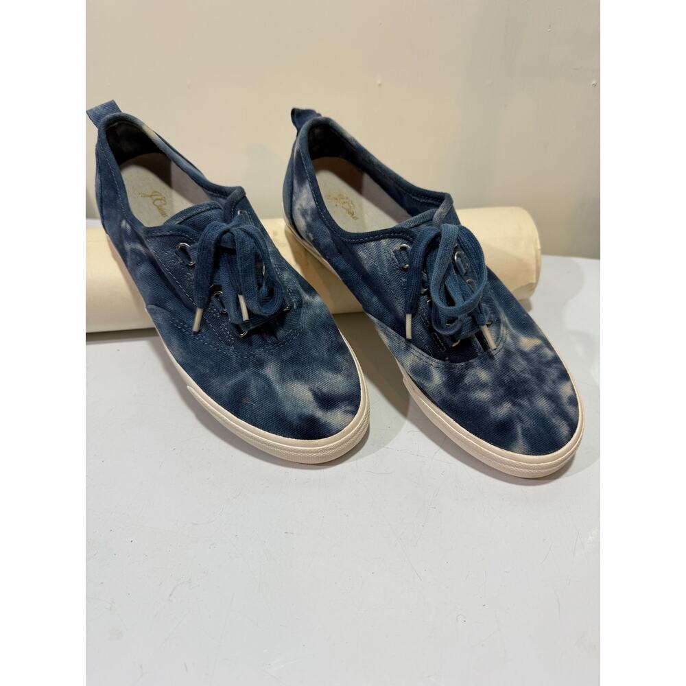 J. Crew Women’s Harbor Tie-Dye Sneakers Size 8 Blue